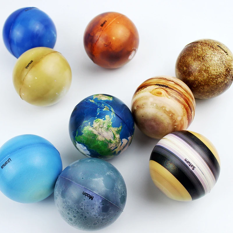 Solar System Bouncy Ball Montessori Toy – 8 Planets Sensory Learning Educational Science Game - Image 3
