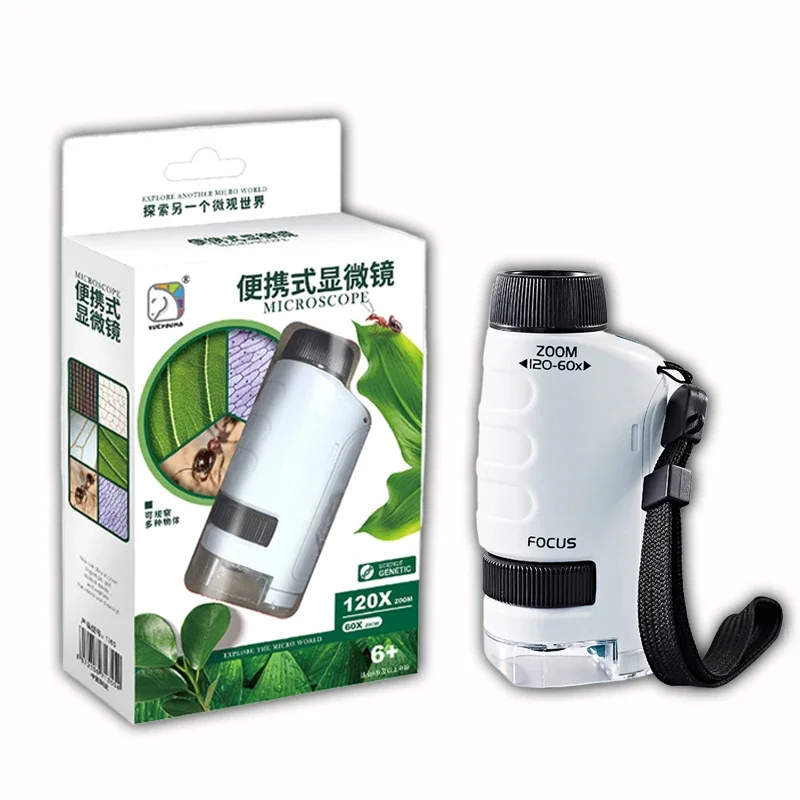 Portable Kids Microscope Science Kit – Biological Learning Educational Lab Toy Gift - Image 6
