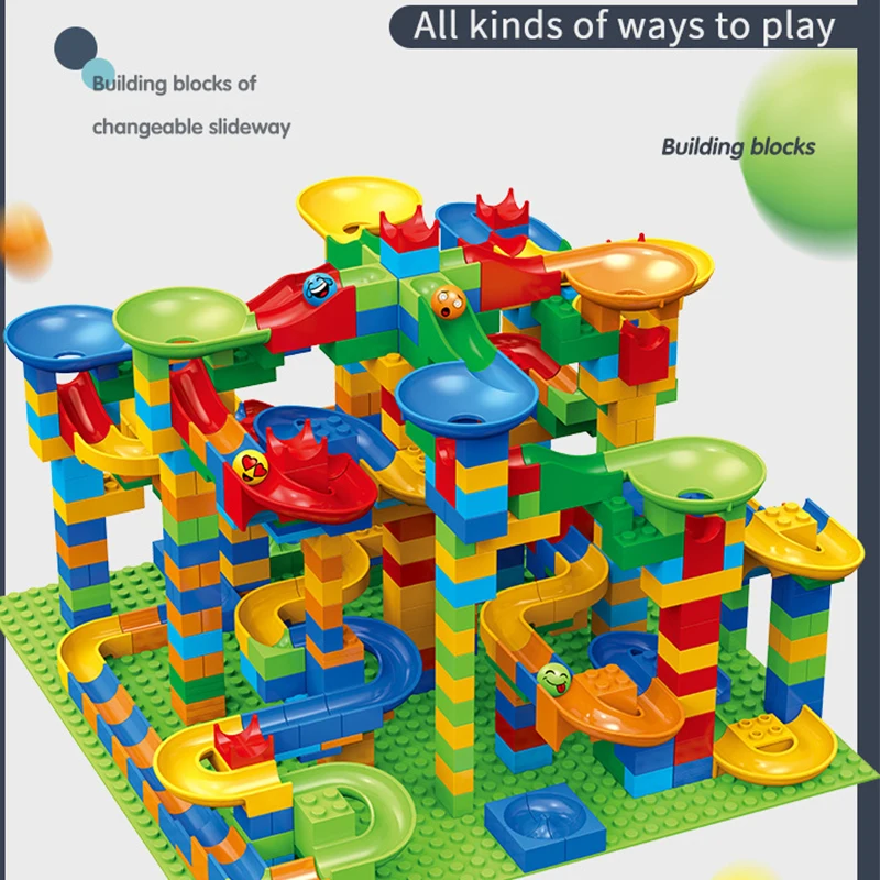 Marble Run Maze Track Building Blocks Set 88–514PCS – DIY Funnel Slide Ball Race Construction Toy for Children - Image 3