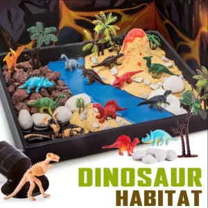 Jurassic Dinosaur Habitat Experiment Kit – Creative Hands-On Educational Toy Set for Kids