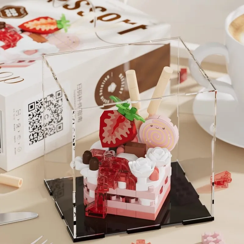 DIY Mini Cake Dessert Building Blocks – Creative Food Model Toy Birthday Gift for Kids - Image 4