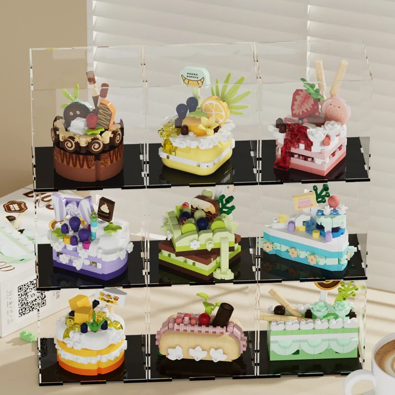 DIY Mini Cake Dessert Building Blocks – Creative Food Model Toy Birthday Gift for Kids - Image 3