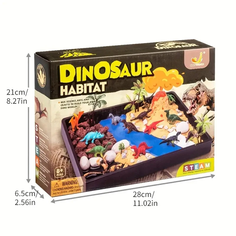 Jurassic Dinosaur Habitat Experiment Kit – Creative Hands-On Educational Toy Set for Kids - Image 3