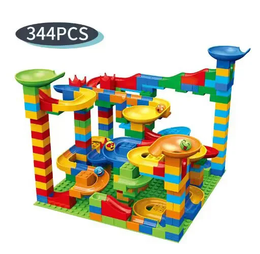 Marble Racing Maze Track Building Set 84–514PCS – DIY Funnel Slide Ball Run Construction Toy - Image 5