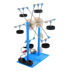 Electric Ferris Wheel STEM Building Kit – Physics Engineering DIY Craft Toy for Kids