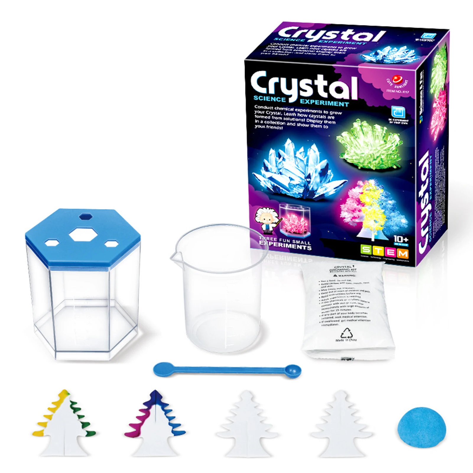 Crystal Growing Science Kit for Kids – DIY Magic Educational Biology Experiment Toy Gift - Image 2