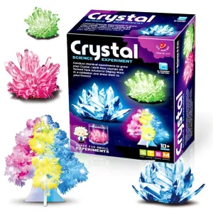 Crystal Growing Science Kit for Kids – DIY Magic Educational Biology Experiment Toy Gift